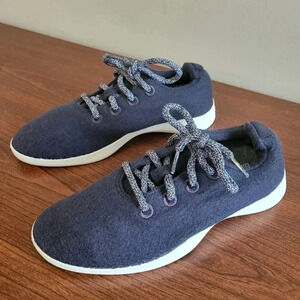 Allbirds Superfine Merino Wool Casual Walking/Running Blue Sneakers(8)
